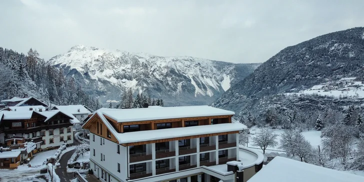 Tirolský Ötztal: hotel s neobmedzeným wellness a polpenziou a lyžovanie