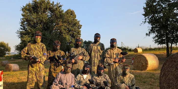 PAINTBALL NA FARME: 3 hodiny adrenalínovej zábavy