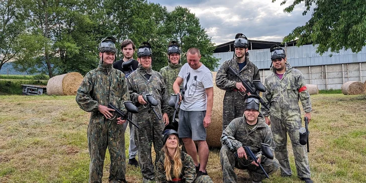 PAINTBALL NA FARME: 3 hodiny adrenalínovej zábavy
