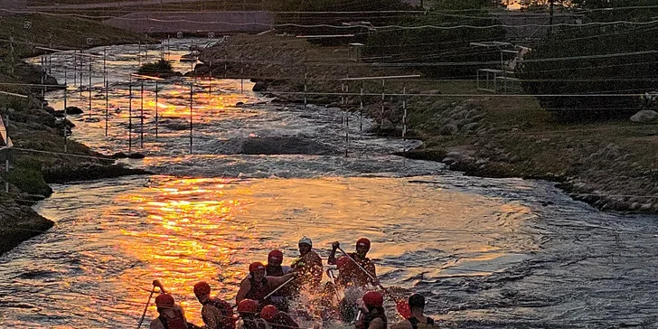Rafting v areáli vodného slalomu v Liptovskom Mikuláši