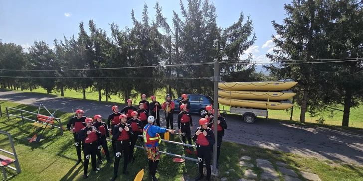 Rafting v areáli vodného slalomu v Liptovskom Mikuláši
