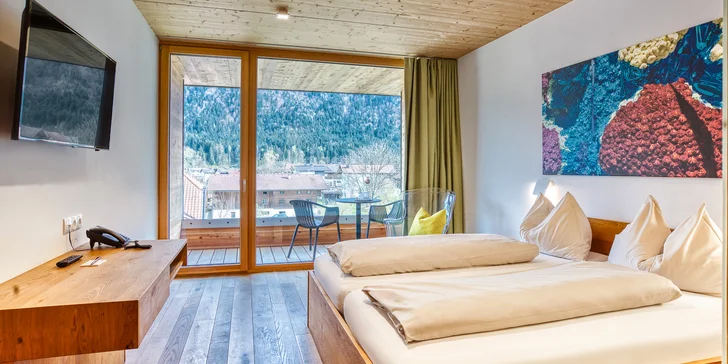 Pohodová dovolenka v Alpách: tirolský hotel s polpenziou, neobmedzene sauny, karta výhod