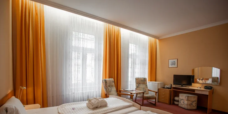 Relaxačný pobyt v Karlových Varoch: jedlo, wellness a procedúry