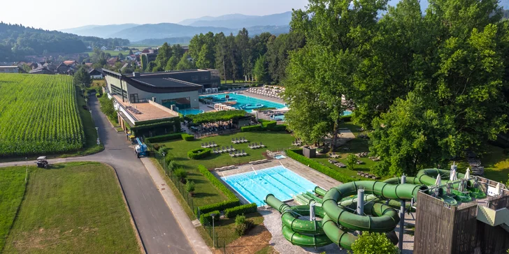 Dovolenka v Slovinsku: polpenzia, vírivka, termály, sauny, aquapark aj animácie