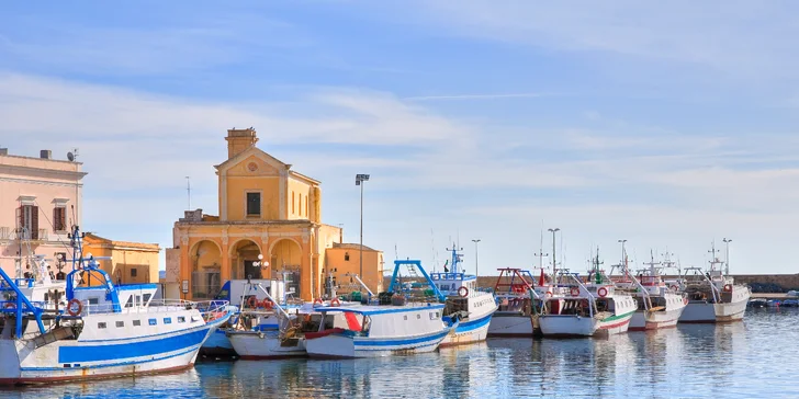 Dovolenka na juhu Talianska v meste Gallipoli: raňajky aj bazén neobmedzene
