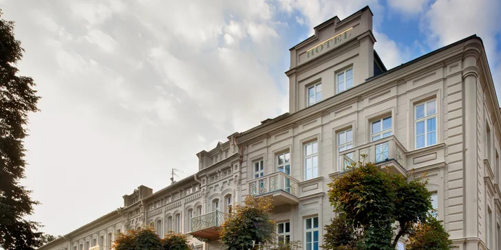 Oddych vo Františkových Lázňach s jedlom, wellness a balíčkom procedúr