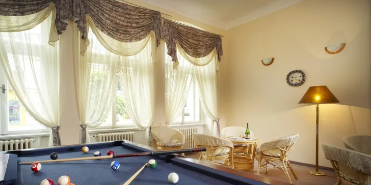 Oddych vo Františkových Lázňach s jedlom, wellness a balíčkom procedúr