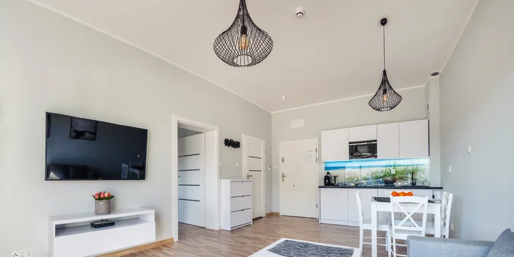 Až 15 dní pohody pri Baltskom mori: moderný apartmán s kuchynkou