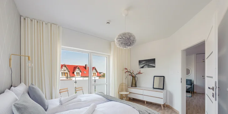 Až 15 dní pohody pri Baltskom mori: moderný apartmán s kuchynkou