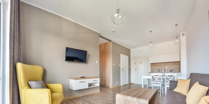 Až 15 dní pohody pri Baltskom mori: moderný apartmán s kuchynkou