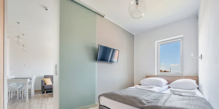 Až 15 dní pohody pri Baltskom mori: moderný apartmán s kuchynkou