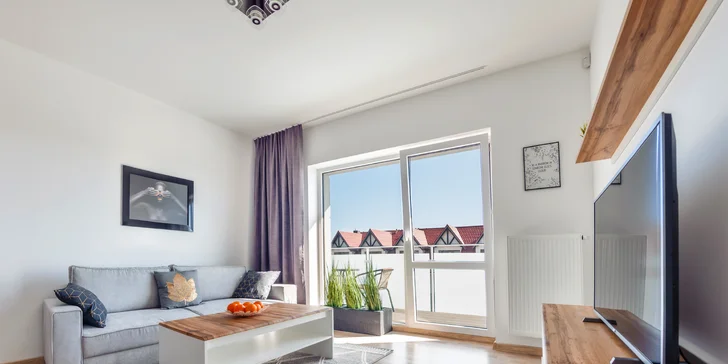Až 15 dní pohody pri Baltskom mori: moderný apartmán s kuchynkou