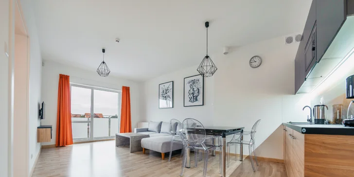 Až 15 dní pohody pri Baltskom mori: moderný apartmán s kuchynkou