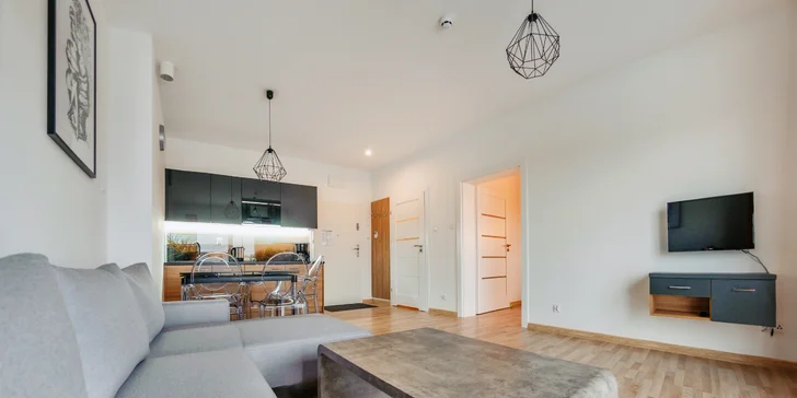 Až 15 dní pohody pri Baltskom mori: moderný apartmán s kuchynkou