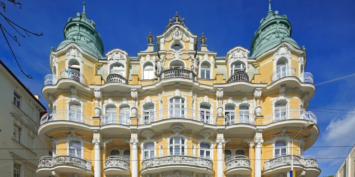 Až 6-dňový pobyt v OREA Spa Hoteli Bohemia**** v Mariánskych Lázňach: polpenzia aj procedúry