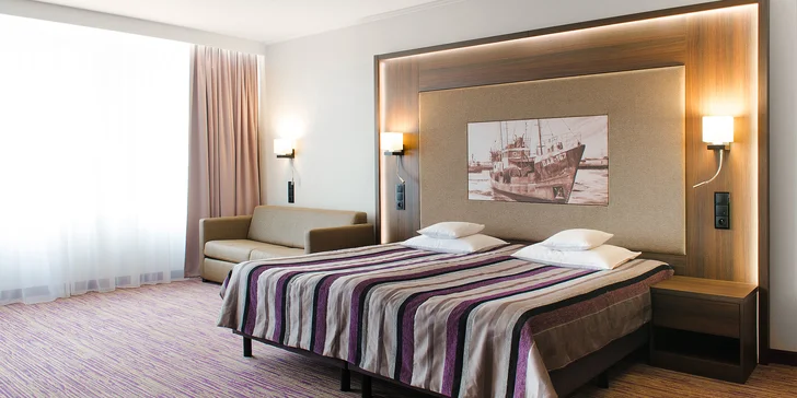 Rodinná dovolenka pri Balte: hotel s wellness, raňajky či polpenzia, herňa pre deti a more 150 metrov
