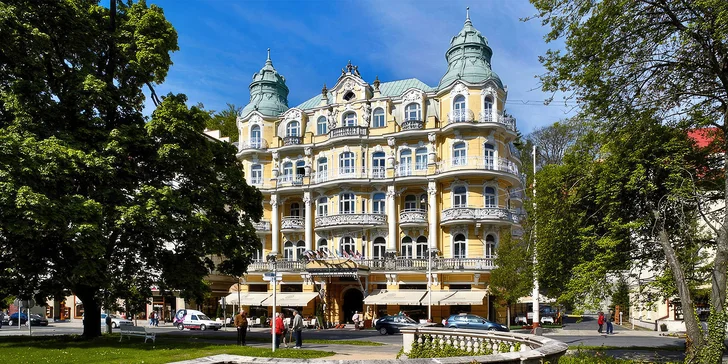 Až 6-dňový pobyt v OREA Spa Hoteli Bohemia**** v Mariánskych Lázňach: polpenzia aj procedúry
