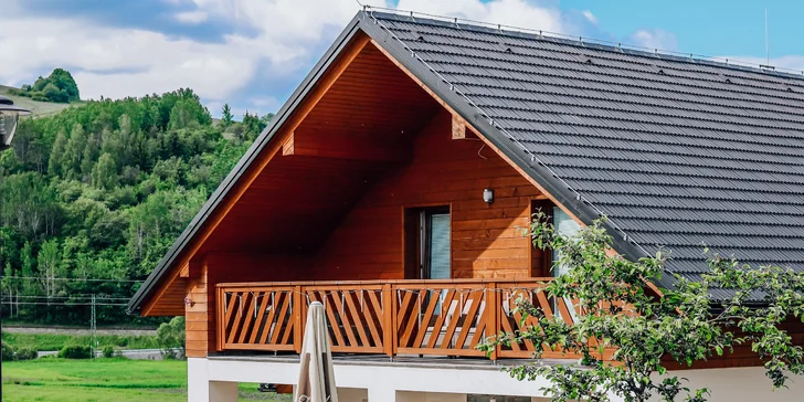 Orava ako z rozprávky – chata, hory, lyže a wellness len pre vás