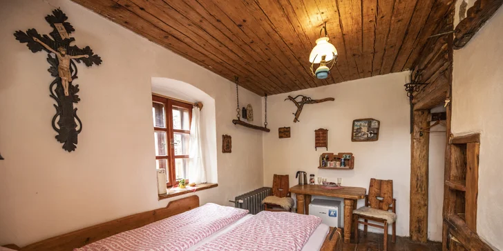 Oddýchnite si v štýlovom stredovekom domčeku v centre Českého Krumlova