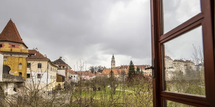 Oddýchnite si v štýlovom stredovekom domčeku v centre Českého Krumlova