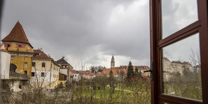 Oddýchnite si v štýlovom stredovekom domčeku v centre Českého Krumlova