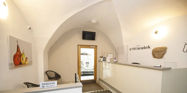 Pobyt v centre Českých Budějovíc: historická budova, raňajky a fľaša prosecca