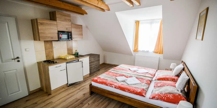 Pobyt v modernom apartmáne v Českom Krumlove až pre 5 osôb