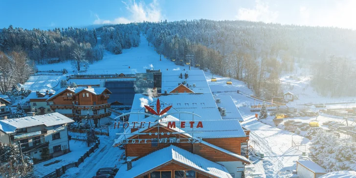 4* hotel v poľských Beskydách: poloha priamo pri zjazdovke, wellness aj jedlo