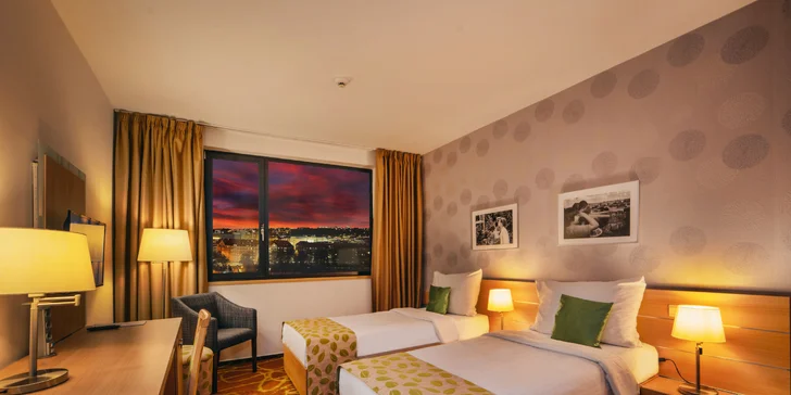 4* hotel v srdci štadióna futbalovej Slavie: ubytovanie s raňajkami