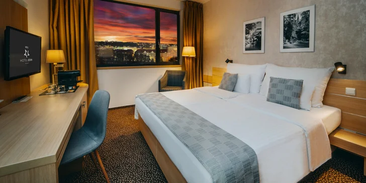 4* hotel v srdci štadióna futbalovej Slavie: ubytovanie s raňajkami