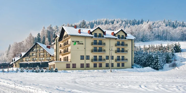 Hotel neďaleko Szczyrku: raňajky alebo polpenzia, wellness aj nabitý romantický balíček