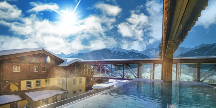 Údolie Gastein: hotel v 1000 m n. m., bohato vybavený wellness, polpenzia a lyžovanie