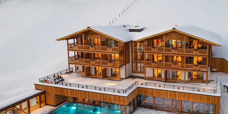 Údolie Gastein: hotel v 1000 m n. m., bohato vybavený wellness, polpenzia a lyžovanie