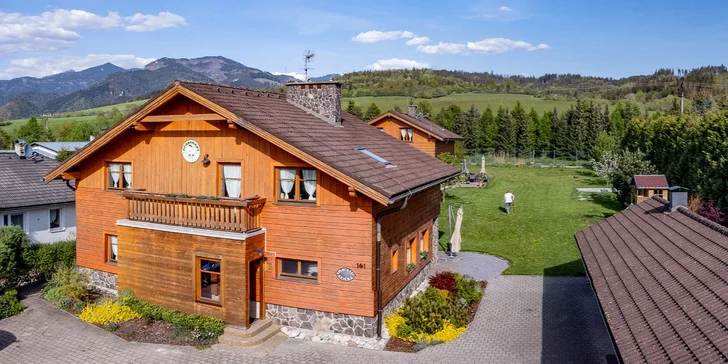 Rodinný oddych pod Chočom: sauna, bazén aj pohodlné apartmány