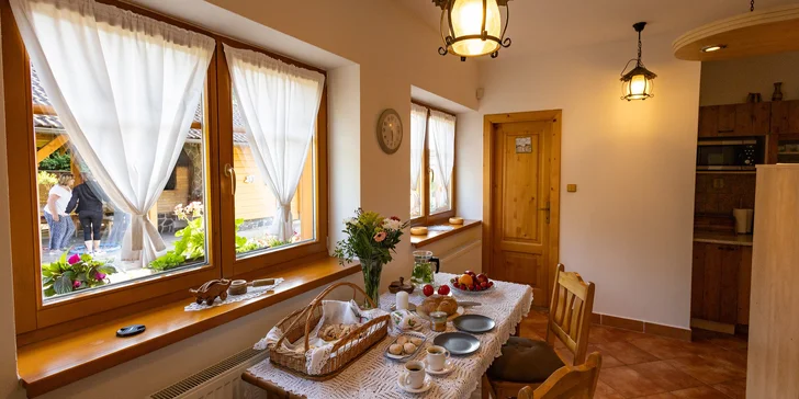 Rodinný oddych pod Chočom: sauna, bazén aj pohodlné apartmány