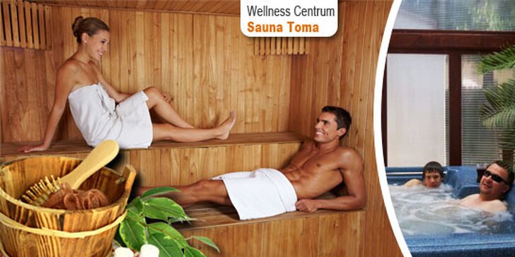 Fínska sauna, infra sauna a jacuzzi pre 2 osoby