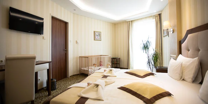 Elegantný wellness hotel s priamym prechodom do kúpeľov v každom počasí