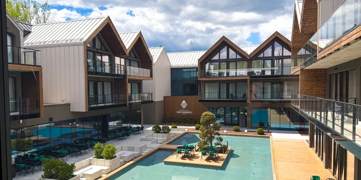 5* hotel v poľských Krkonošiach: raňajky alebo polpenzia aj vstup do wellness s termálnou vodou