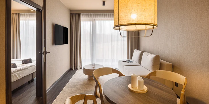 5* hotel v poľských Krkonošiach: raňajky alebo polpenzia aj vstup do wellness s termálnou vodou