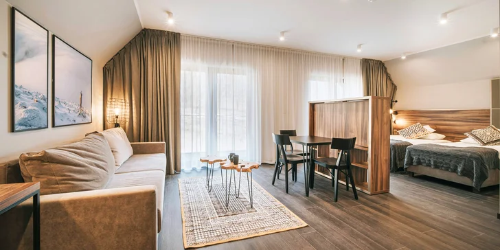 Pobyt v poľských Krkonošiach: apartmány pri jazere Sosnówka, raňajky či polpenzia a wellness
