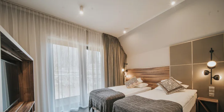 Pobyt v poľských Krkonošiach: apartmány pri jazere Sosnówka, raňajky či polpenzia a wellness