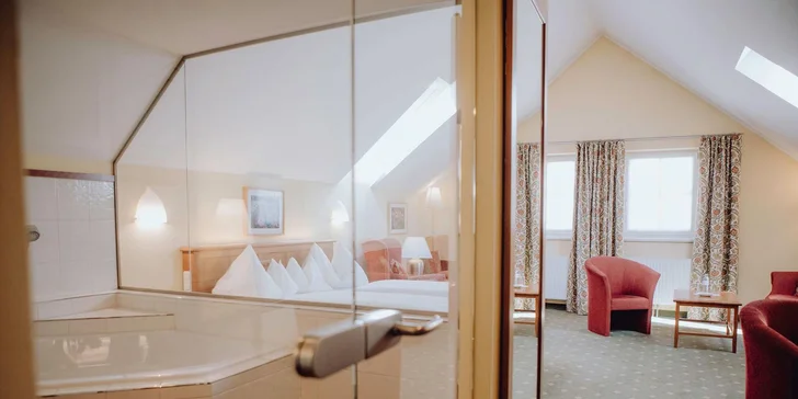 Soľné kúpele Gmünd: hotel so saunami a raňajkami v cene, 1 noc gratis a dieťa zadarmo