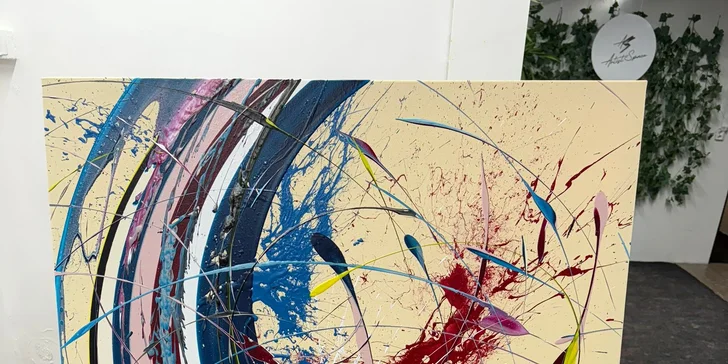 Zážitkové maľovanie zábavnými technikami - Gravity Art či 3D pasta