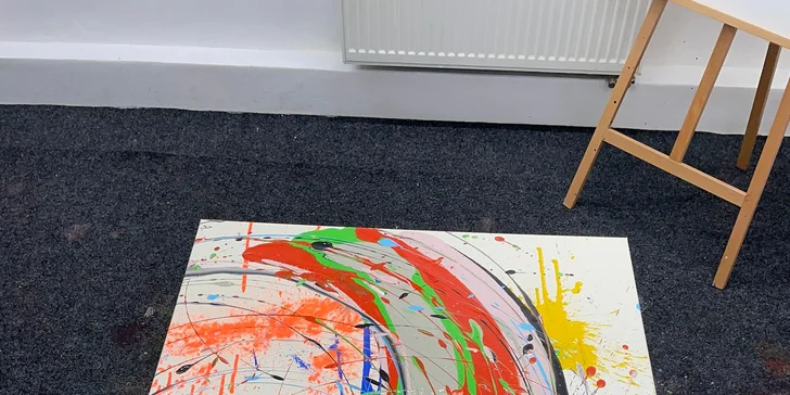 Zážitkové maľovanie zábavnými technikami - Gravity Art či 3D pasta
