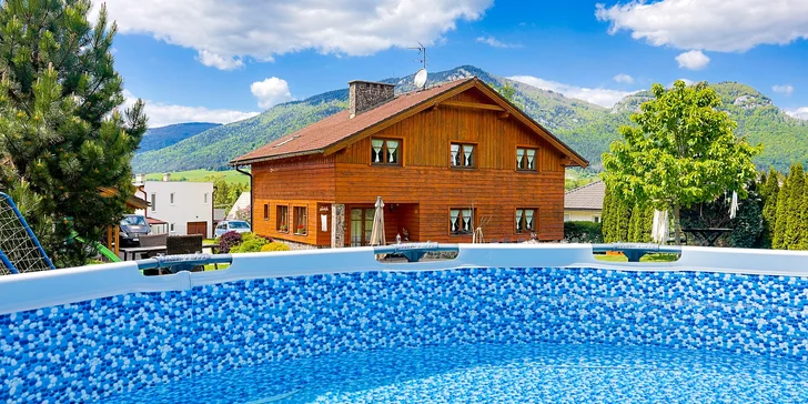 Rodinný oddych pod Chočom: sauna, bazén aj pohodlné apartmány
