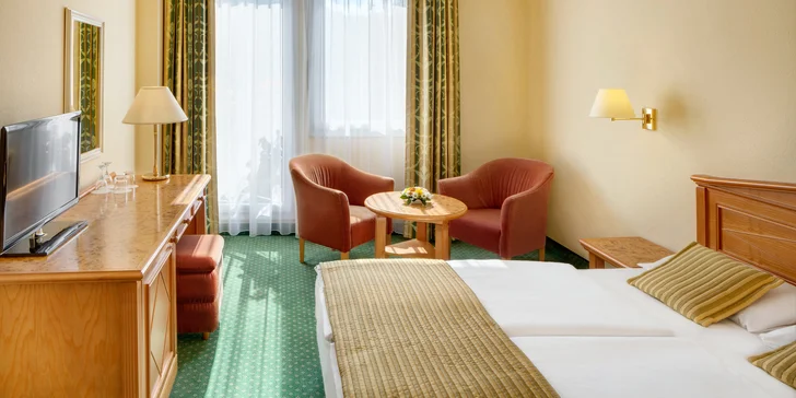 Luxusný 4* hotel v Mariánskych Lázňach: wellness, strava, 2 deti zdarma