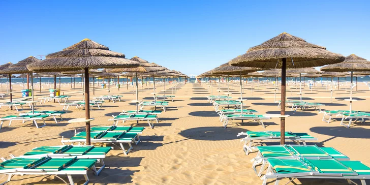 Pohodová dovolenka v Rimini: 3* hotel kúsok od pláže, raňajky aj polpenzia, výlety
