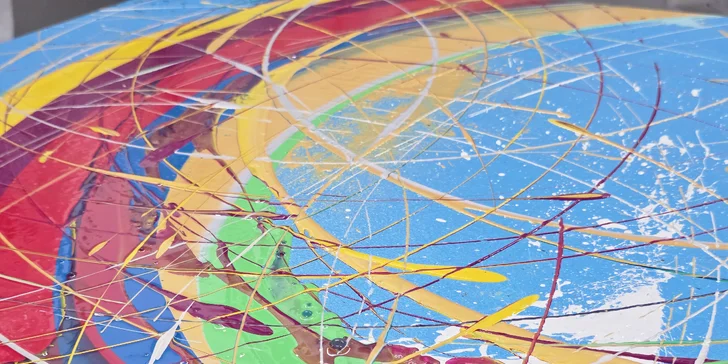 Zážitkové maľovanie zábavnými technikami - Gravity Art či 3D pasta