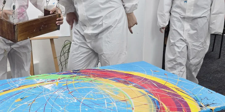 Zážitkové maľovanie zábavnými technikami - Gravity Art či 3D pasta