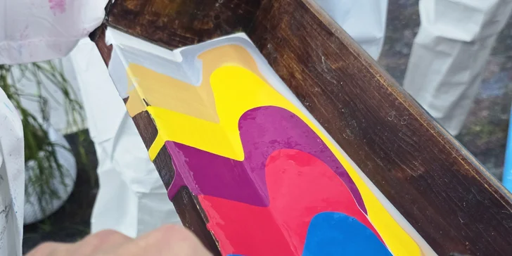 Zážitkové maľovanie zábavnými technikami - Gravity Art či 3D pasta